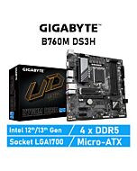 GIGABYTE B760M DS3H LGA1700 Intel B760 Micro-ATX Intel Motherboard by gigabyte at Rebel Tech