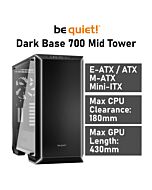 be quiet! Dark Base 700 Mid Tower BGW23 Computer Case by bequiet at Rebel Tech