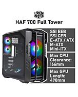 Cooler Master HAF 700 Full Tower H700-IGNN-S00 Computer Case by coolermaster at Rebel Tech