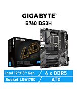 GIGABYTE B760 DS3H LGA1700 Intel B760 ATX Intel Motherboard by gigabyte at Rebel Tech