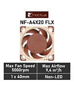 Noctua NF-A4x20 FLX 40mm NF-A4X20 FLX Case Fan by noctua at Rebel Tech