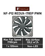 Noctua NF-P12 redux-1700 PWM PWM 120mm PWM NF-P12 REDUX-1700P Case Fan by noctua at Rebel Tech