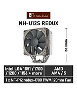 Noctua U12S redux NH-U12S REDUX Air Cooler by noctua at Rebel Tech