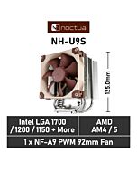 Noctua U9S NH-U9S Air Cooler by noctua at Rebel Tech