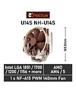 Noctua U14S NH-U14S Air Cooler by noctua at Rebel Tech