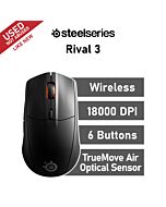 SteelSeries Rival 3 Wireless Optical 62521-USED-LN Wireless Gaming Mouse by steelseries at Rebel Tech