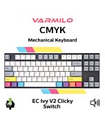 Varmilo MA87 V2 CMYK EC Ivy V2 A33A024B1A3A01A007 TKL Size Mechanical Keyboard by varmilo at Rebel Tech