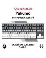 Varmilo MA87 V2 Yakumo EC Sakura V2 A33A007A9A3A04A008 TKL Size Mechanical Keyboard by varmilo at Rebel Tech