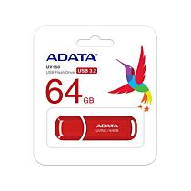 ADATA UV150 64GB USB-A AUV150-64G-RRD Flash Drive by adata at Rebel Tech