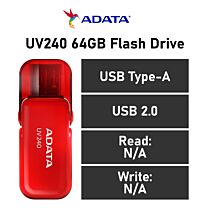 ADATA UV240 64GB USB-A AUV240-64G-RRD Flash Drive by adata at Rebel Tech