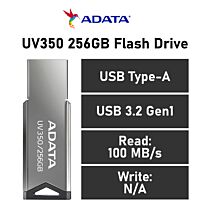 ADATA UV350 256GB USB-A AUV350-256G-RBK Flash Drive by adata at Rebel Tech