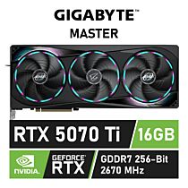 GIGABYTE AORUS GeForce RTX 5070 Ti MASTER 16G GV-N507TAORUS M-16GD Graphics Card by gigabyte at Rebel Tech