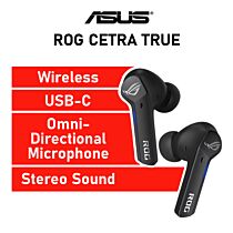 ASUS ROG CETRA TRUE 90YH03G1-B5UA00 Wireless Gaming Headset by asus at Rebel Tech