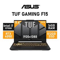 ASUS TUF Gaming F15 FX507ZU4-I716512G1W Intel Core i7-12700H/ 15.6" FHD (1920x1080) 144Hz / 16GB DDR4 RAM / GeForce RTX 4050 6GB / 512GB PCIe Gen4x4 NVMe SSD / Windows 11 Home / Mecha Grey 90NR0FG7-M00610 Gaming Laptop by asus at Rebel Tech