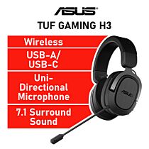 ASUS TUF Gaming H3 Wireless 90YH02ZG-B3UA00 Wireless Gaming Headset by asus at Rebel Tech