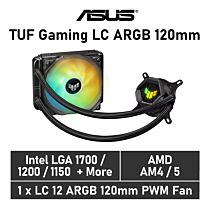 ASUS TUF Gaming LC ARGB 120mm 90RC00H1-M0UAY0 Liquid Cooler by asus at Rebel Tech