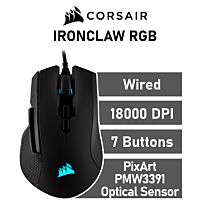 CORSAIR IRONCLAW RGB Optical CH-9307011 Wired Gaming Mouse