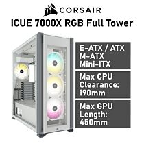 CORSAIR iCUE 7000X RGB Full Tower CC-9011227 Computer Case by corsair at Rebel Tech