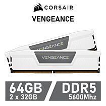 CORSAIR VENGEANCE 64GB Kit DDR5-5600 CL40 1.25v CMK64GX5M2B5600C40W Desktop Memory