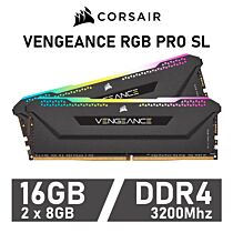 CORSAIR VENGEANCE RGB PRO SL 16GB Kit DDR4-3200 CL16 1.35v CMH16GX4M2E3200C16 Desktop Memory by corsair at Rebel Tech