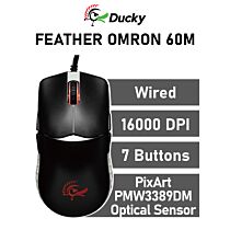Ducky Feather Optical DMFE20O-OAZPA7V Wired Gaming Mouse by ducky at Rebel Tech