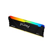 Kingston FURY Beast RGB 16GB DDR4-3600 CL18 1.35v KF436C18BBA/16 Desktop Memory by kingston at Rebel Tech