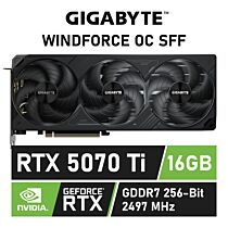 GIGABYTE GeForce RTX 5070 Ti WINDFORCE OC SFF 16G GV-N507TWF3OC-16GD Graphics Card by gigabyte at Rebel Tech