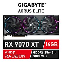 GIGABYTE AORUS Radeon RX 9070 XT ELITE 16G GDDR6 GV-R9070XTAORUS E-16GD Graphics Card by gigabyte at Rebel Tech