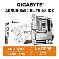 GIGABYTE B650 AORUS ELITE AX ICE AM5 B650 ATX AMD Motherboard