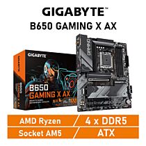 GIGABYTE B650 GAMING X AX AM5 AMD B650 ATX AMD Motherboard by gigabyte at Rebel Tech