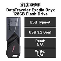 Kingston DataTraveler Exodia Onyx 128GB USB-A DTXON/128GB Flash Drive by kingston at Rebel Tech