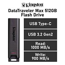 Kingston DataTraveler Max 512GB USB-C DTMAX/512GB Flash Drive by kingston at Rebel Tech