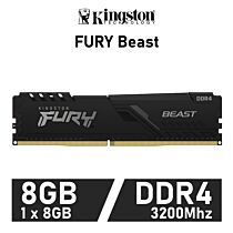 Kingston FURY Beast 8GB DDR4-3200 CL16 1.35v KF432C16BB/8 Desktop Memory by kingston at Rebel Tech