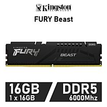 Kingston FURY Beast 16GB DDR5-6000 CL36 1.35v KF560C36BBE-16 Desktop Memory by kingston at Rebel Tech