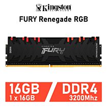 Kingston FURY Renegade RGB 16GB DDR4-3200 CL16 1.35v KF432C16RB1A/16 Desktop Memory by kingston at Rebel Tech