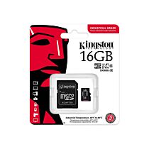 Kingston Industrial microSDHC UHS-I 16GB SDCIT2/16GB Memory Card by kingston at Rebel Tech