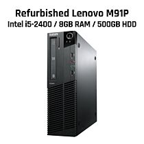 Lenovo M91P Intel Core I5-2400 / 8GB RAM / 500GB HDD / Windows 10 Pro SFF Refurbished Office PC  by lenovo at Rebel Tech