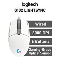 Logitech G102 LIGHTSYNC Optical 910-005824 Wired Gaming Mouse by logitech at Rebel Tech