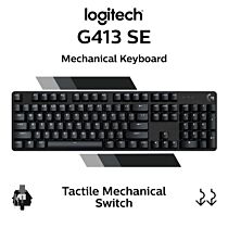 Logitech G413 SE Logitech Tactile 920-010437 Full Size Mechanical Keyboard by logitech at Rebel Tech