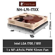 Noctua L9i-17xx NH-L9I-17XX Air Cooler by noctua at Rebel Tech