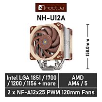 Noctua U12A NH-U12A Air Cooler by noctua at Rebel Tech