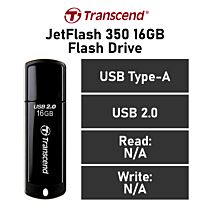 Transcend JetFlash 350 16GB USB-A TS16GJF350 Flash Drive by transcend at Rebel Tech