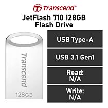 Transcend JetFlash 710 128GB USB-A TS128GJF710S Flash Drive by transcend at Rebel Tech