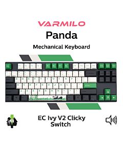 Varmilo MA87 V2 Panda R2 EC Ivy V2 A33A029B1A3A01A026 TKL Size Mechanical Keyboard by varmilo at Rebel Tech