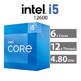 Intel Core i5-12600 Alder Lake 6-Core 3.30GHz LGA1700 65W BX8071512600