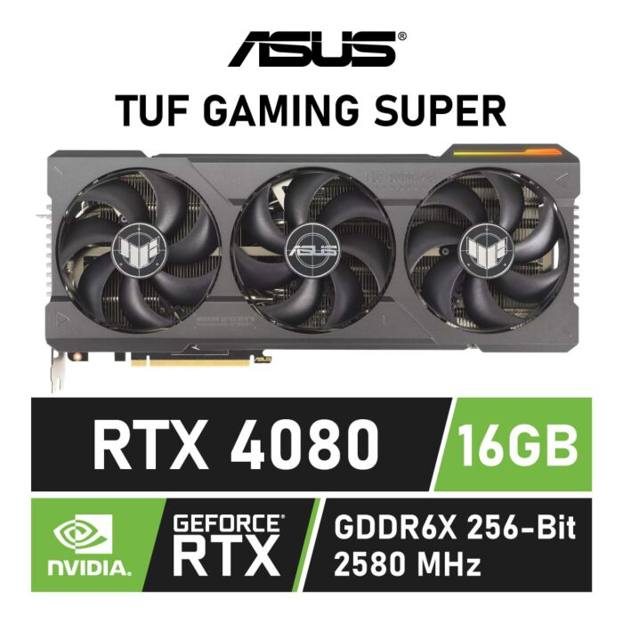 ASUS TUF Gaming GeForce RTX 4080 SUPER 16GB GDDR6X 90YV0KA1-M0NA00 Graphics Card by asus at Rebel Tech