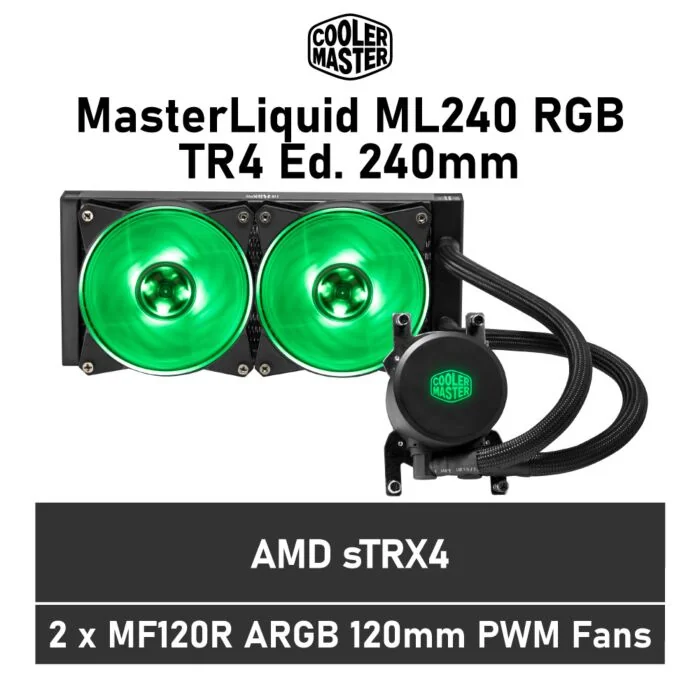 Cooler Master MasterLiquid ML240 RGB TR4 Ed. 240mm MLX-D24M-A20PC-T1