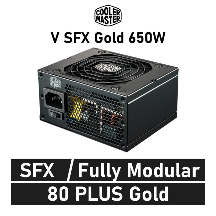 Cooler Master V SFX Gold 650W 80 PLUS Gold MPY-6501-SFHAGV SFX Power Supply by coolermaster at Rebel Tech