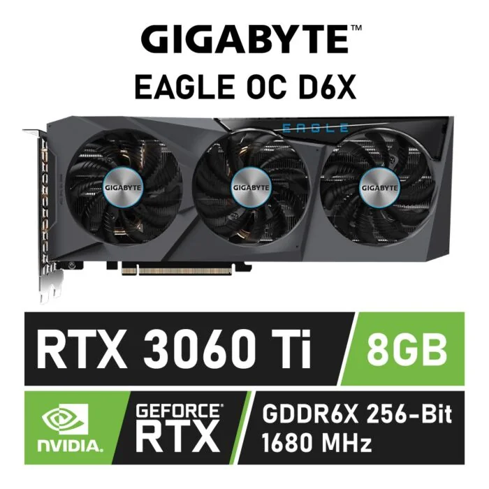 Gigabyte RTX 3060 Ti EAGLE OC (rev. 2.0) - www.stedile.com.br