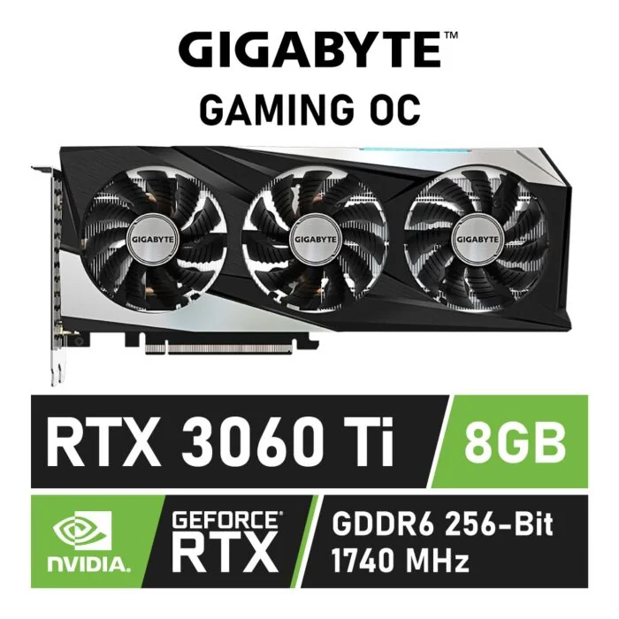 GIGABYTE GeForce RTX 3060 Ti GAMING OC 8GB GDDR6 GV